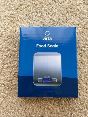 Silver Food Scale – Precision Kitchen Scale gymrat new